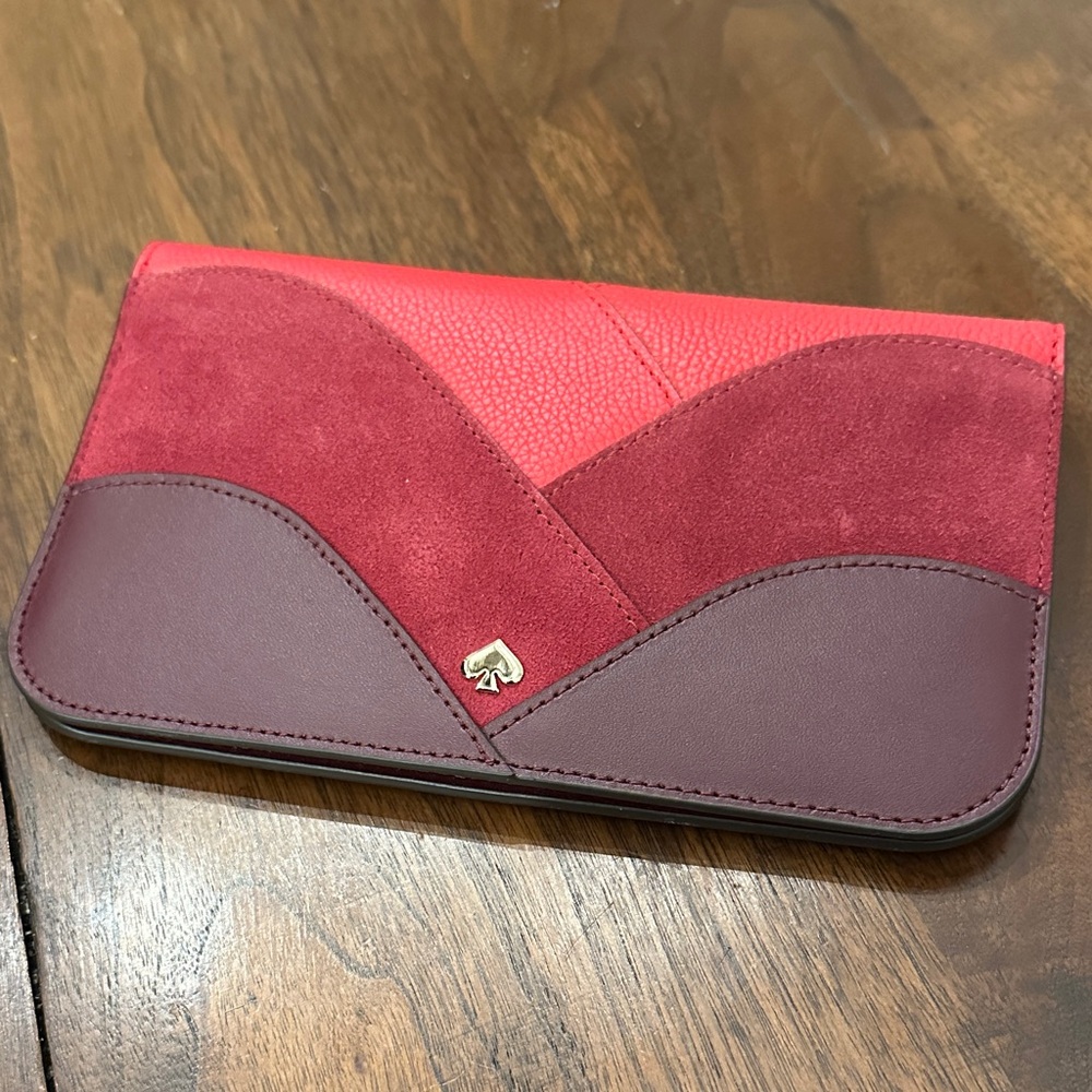 Kate Spade Red and Purple Women's Wallet